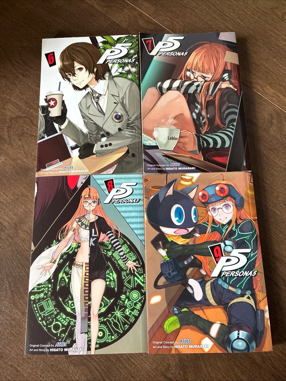 Persona 5 Manga Lot Set Vol. 6,7,8,9 English